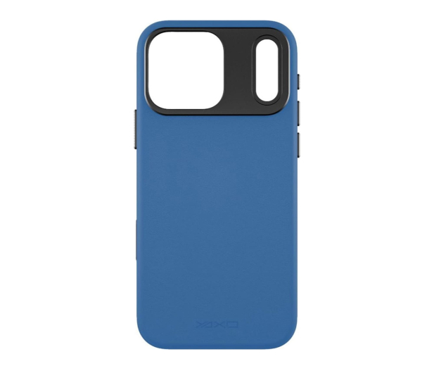 YAXO Leather Gear Slim Case MagSafe iPhone 17 Pro Max Blue - 1455885 - zdjęcie